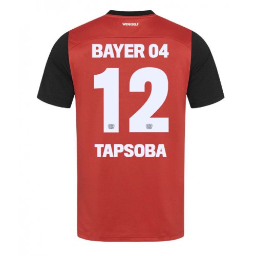 Dres Bayer Leverkusen Edmond Tapsoba #12 Domaci 2024-25 Kratak Rukav